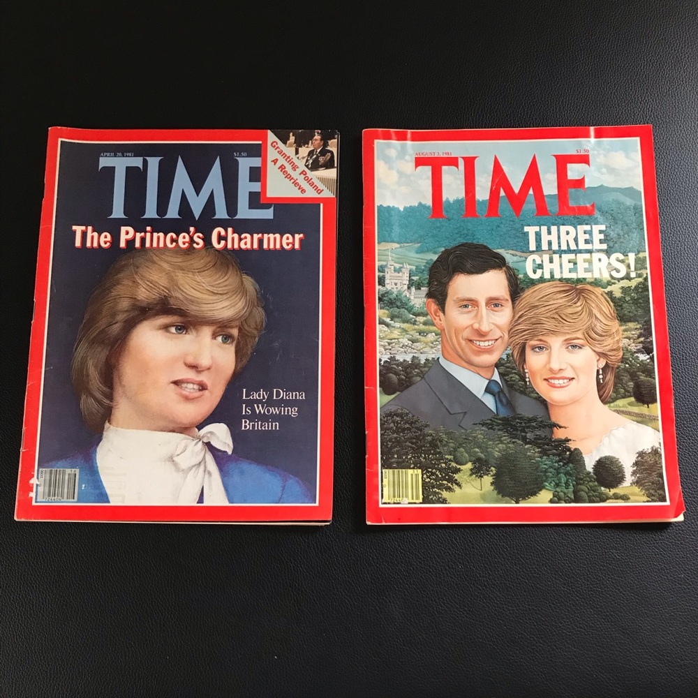 Time magazine 1981 Prince Charles  and Lady Diana